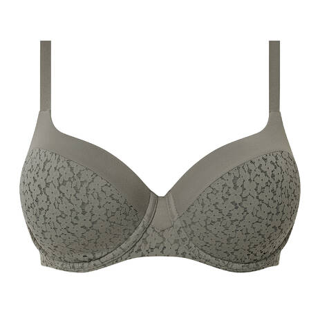 CHANTELLE Lace Padded bra Easy Feel Norah Vert Argile