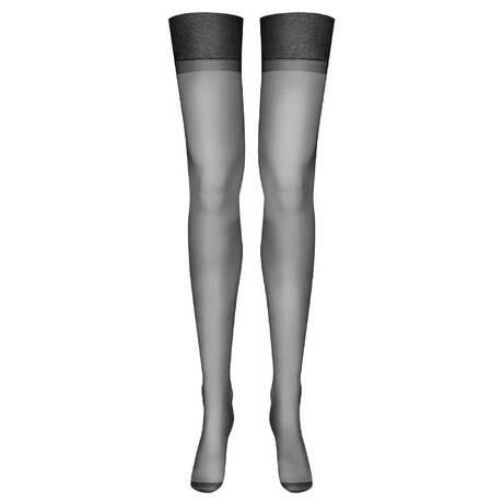 MAISON CLOSE Nylonstrümpfe 15 DEN Les Coquetteries Schwarz