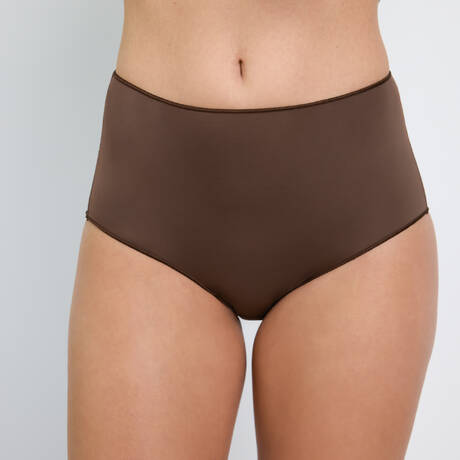 MAISON LEJABY High-waisted panty Les Invisibles Espresso Dust