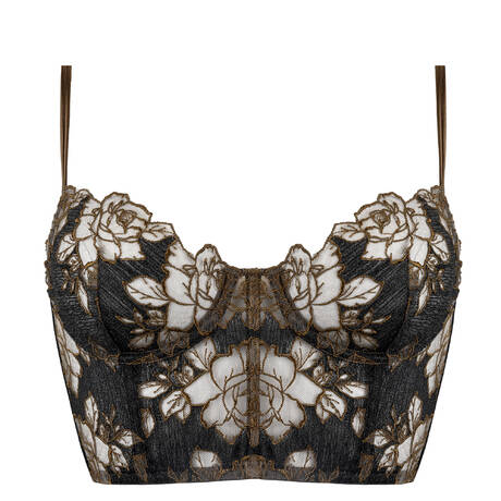 I.D. SARRIERI Bustier The Allure Black Coffee
