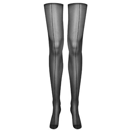 MAISON CLOSE Strümpfe zwei Nähte 20 DEN Les Coquetteries Dahlia Noir