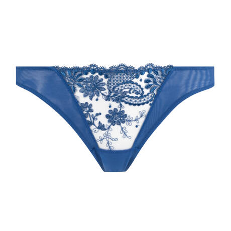 I.D. SARRIERI Brazilian brief Blooming Desire Deep Blue
