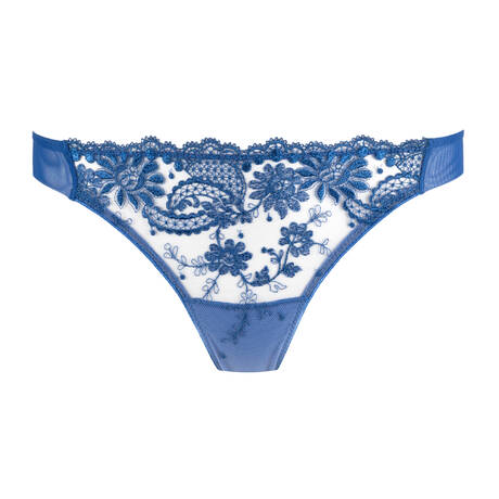 I.D. SARRIERI Tanga Blooming Desire Deep Blue