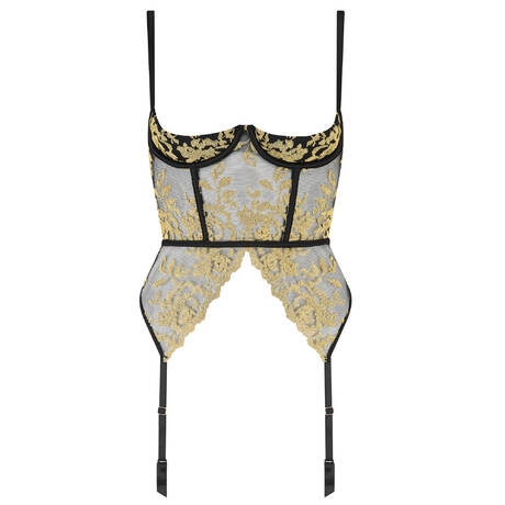 COCO DE MER Open basque Flavia Onyx & Gold