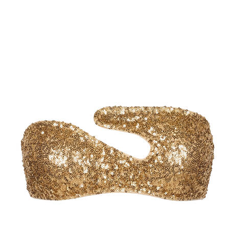 LIVY Bandeau bikini top Castle Coast Gold