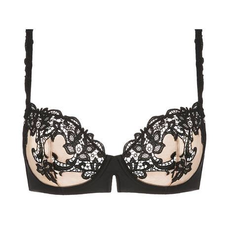 SIMONE PÉRÈLE Demi-cup bra Saga Tatoo Noir