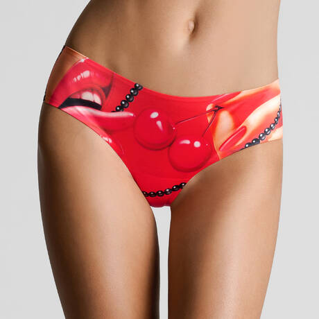SCANDALE Hipster Comic Strip Red