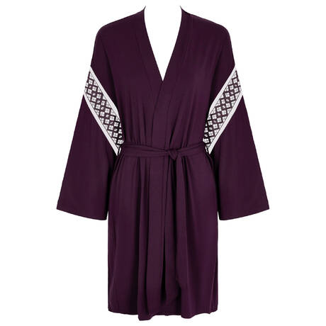 AUBADE Kimono Sweet Obsession Deep Berry