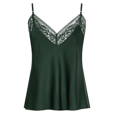 AUBADE Caraco en soie Midnight Whisper Mysterious Green