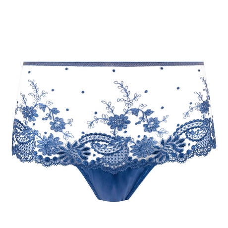 I.D. SARRIERI High-waisted panty Blooming Desire Deep Blue