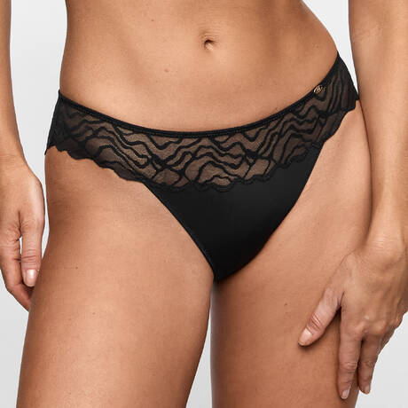 MARIE JO Brasilianischer Slip aus Spitze Nillo Schwarz