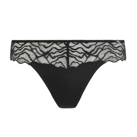 MARIE JO String en dentelle Nillo Noir