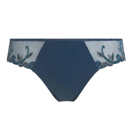 SIMONE PÉRÈLE Slip Andora Bleu Pétrole