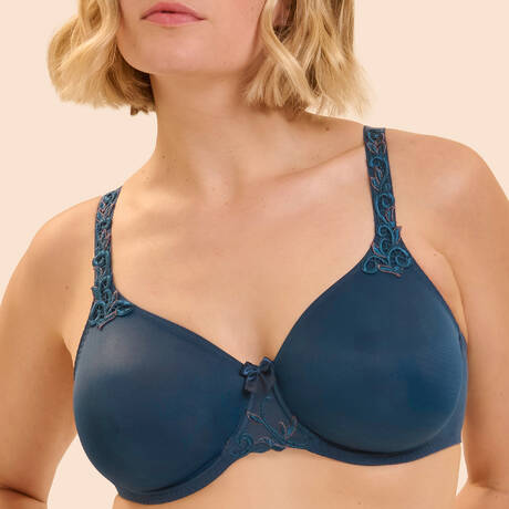 SIMONE PÉRÈLE T-shirt bra Andora Bleu Pétrole