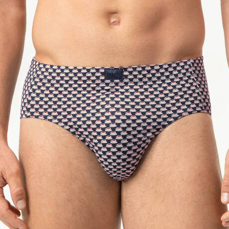 MEY Slip homme en modal Espresso Lovers Marine