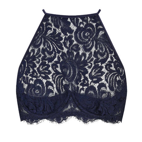 COCO DE MER Lace Bustier Tamara Sapphire