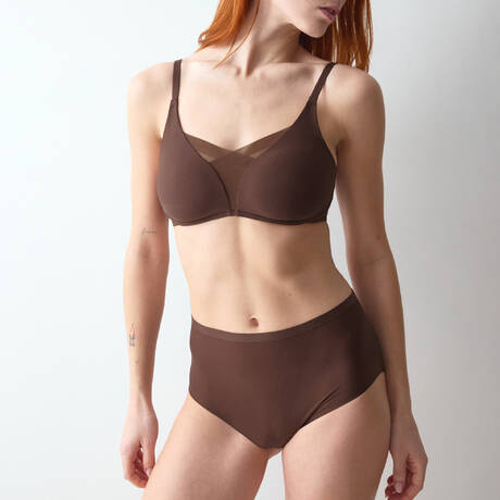 2 pieces set TRIUMPH Shape Smart Velvet Chocolate