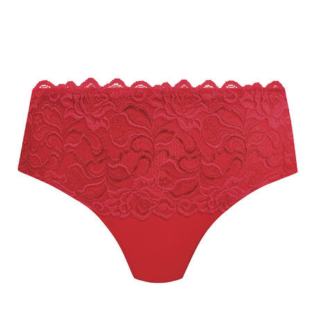 WACOAL Lace Tummy control high-waisted panty Églantine Barbados Cherry