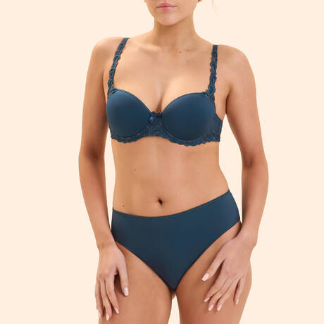 2 pieces set SIMONE PÉRÈLE Andora Bleu Pétrole