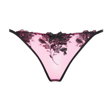 AGENT PROVOCATEUR Brief Elvie Pink&Black