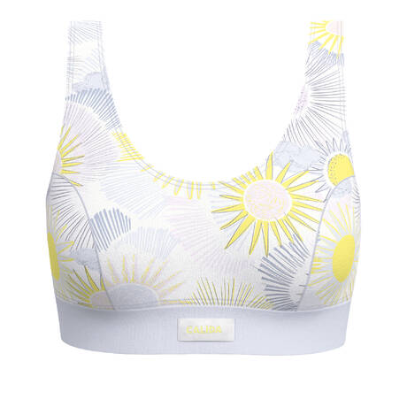 CALIDA Bustier-BH aus Baumwolle Édition 85 Harmony Blue Print