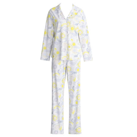 CALIDA Cotton Shirt pajamas Édition 85 Harmony Blue Print