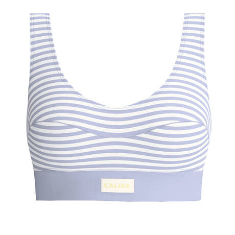 CALIDA Bustier-BH ohne Bügel aus Baumwolle Édition 85 Milky Blue