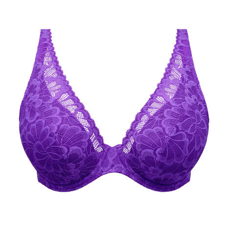 PRIMADONNA TWIST Lace Triangle bra Mocuto Italian Acai