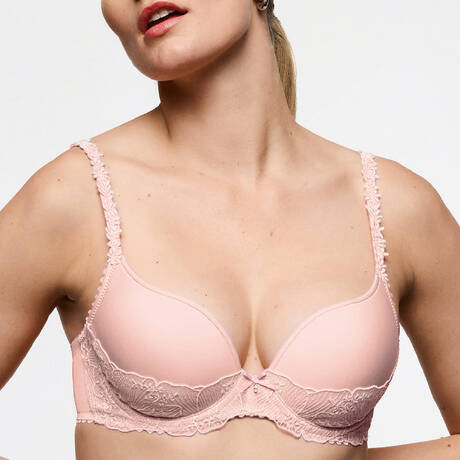 MARIE JO Heart-shaped padded bra Solene Gardenia Rose