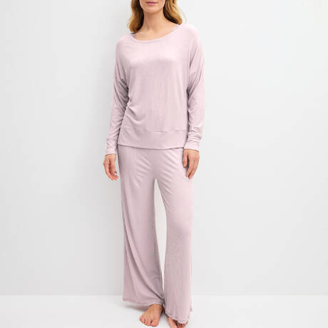2 pieces set CALIDA Féminine Lounge Violet Ice