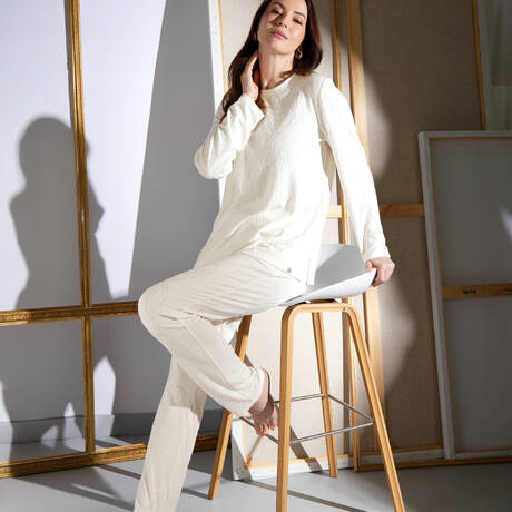 FÉRAUD Pyjama Modern Confort Ivory