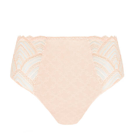 LOUISA BRACQ High-waisted panty Jeanne Nude Rose