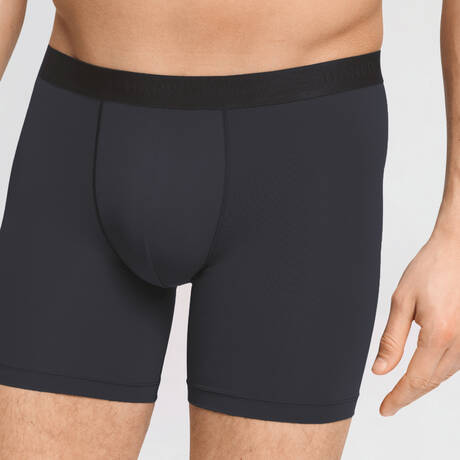 HANRO Men's long boxer brief Micro Touch Stormy Gray