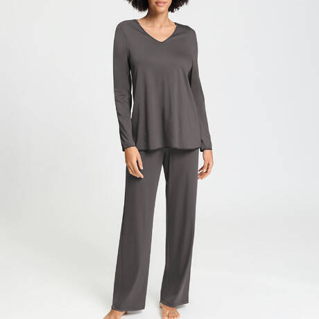 HANRO Pyjama en coton Cotton Silk Boulevard