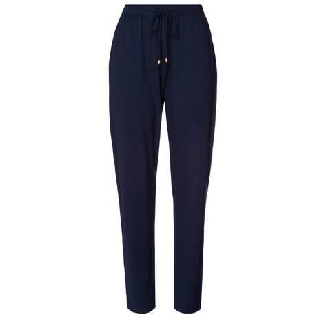 HANRO Cotton and modal Pants Sleep & Lounge Deep Navy