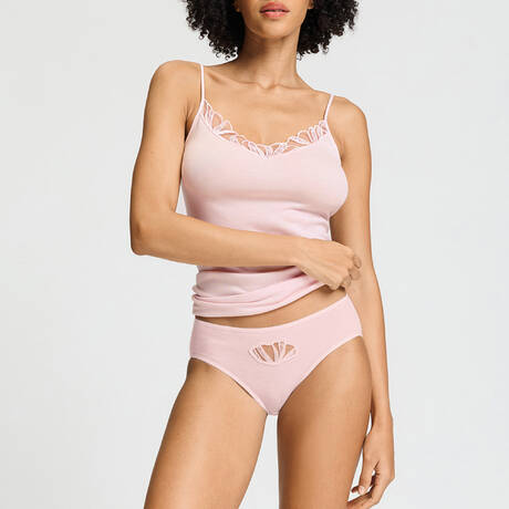 2 pieces set HANRO Rosaria Rose Bath