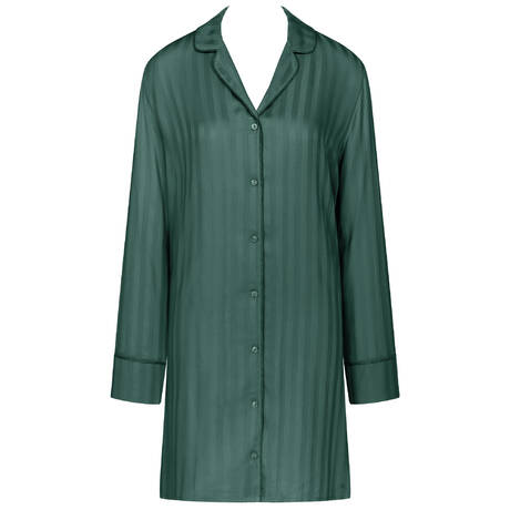 TRIUMPH Nachthemd Amourette Jacquard Teal Green