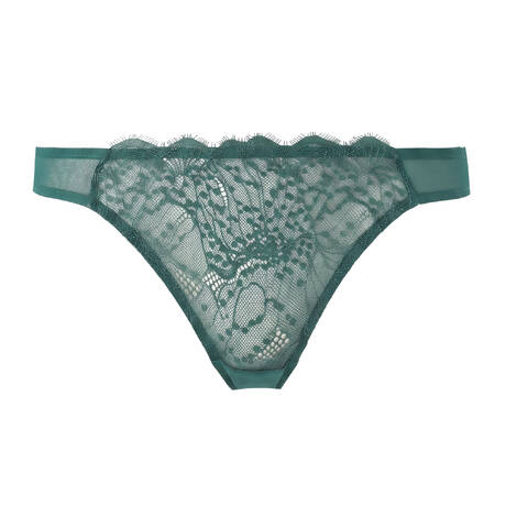 TRIUMPH Lace Thong Amourette Sparkle Teal Green