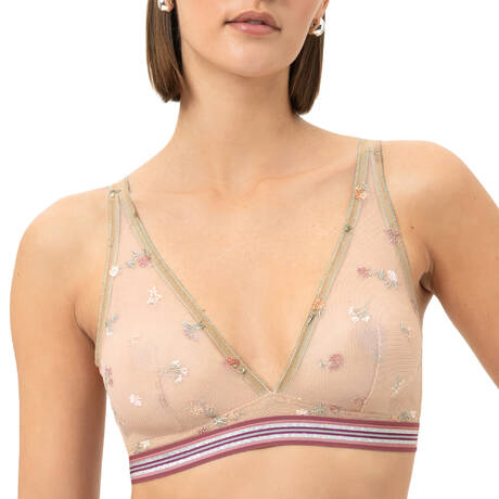 MEY Triangle bra Poetry Bloom & Memory Java