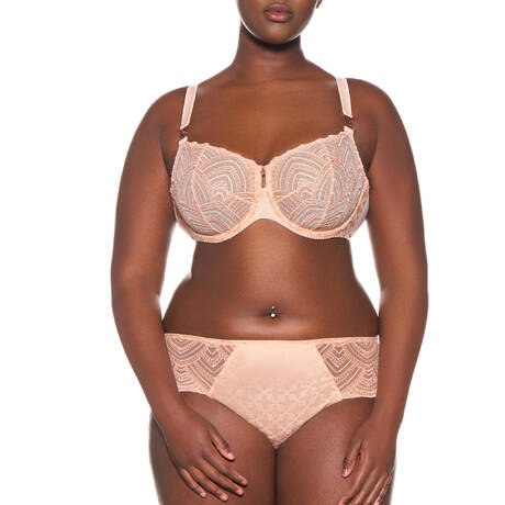 2 pieces set LOUISA BRACQ Jeanne Nude Rose