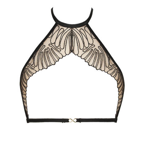 PRELUDE Soutien-gorge ouvert Rouge Interdit Noir
