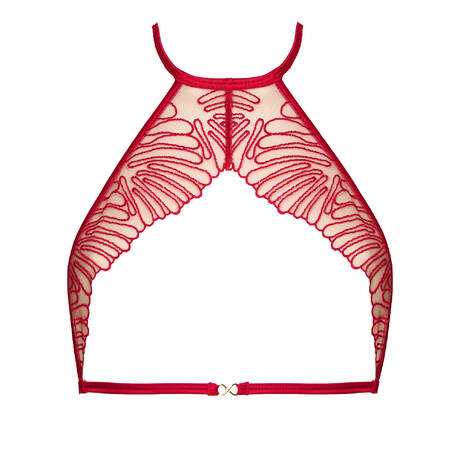 PRELUDE Soutien-gorge ouvert Rouge Interdit Rouge