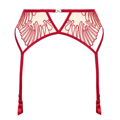 PRELUDE Porte-jarretelles Rouge Interdit Rouge