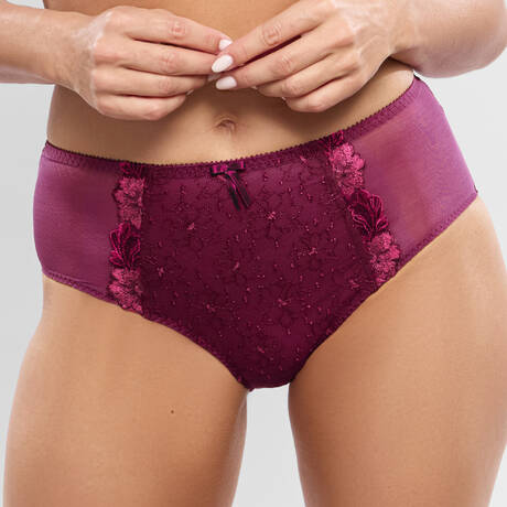 EMPREINTE Culotte haute Cléa Grenat