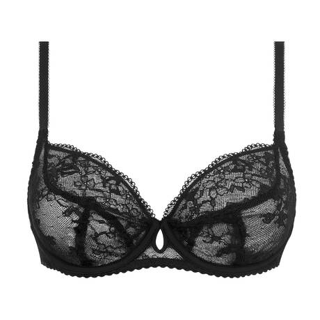 CHANTELLE Lace Full-cup bra Pulp Kiss Black
