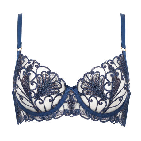 SHIKKOSA Demi-cup bra Alba Dark Blue