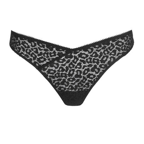 MARIE JO Lace Thong Juliane Black