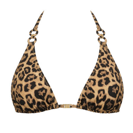 LIVY Haut de maillot de bain triangle ouverture frontale Kahia Grove Animal Print