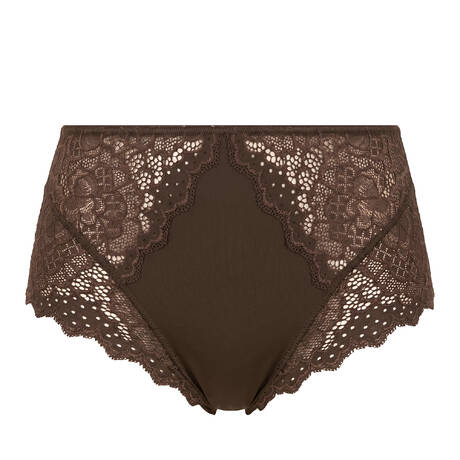 SIMONE PÉRÈLE High-waisted panty Caresse Cacao