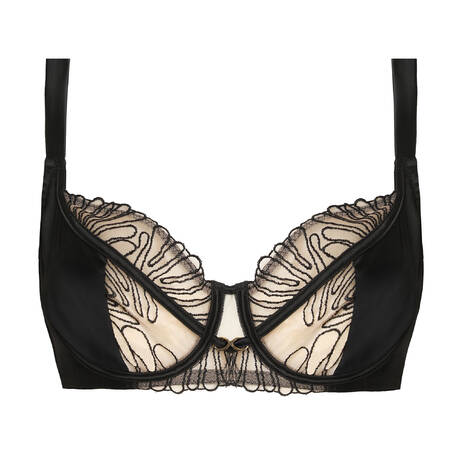 PRELUDE Soutien-gorge emboitant Rouge Interdit Noir